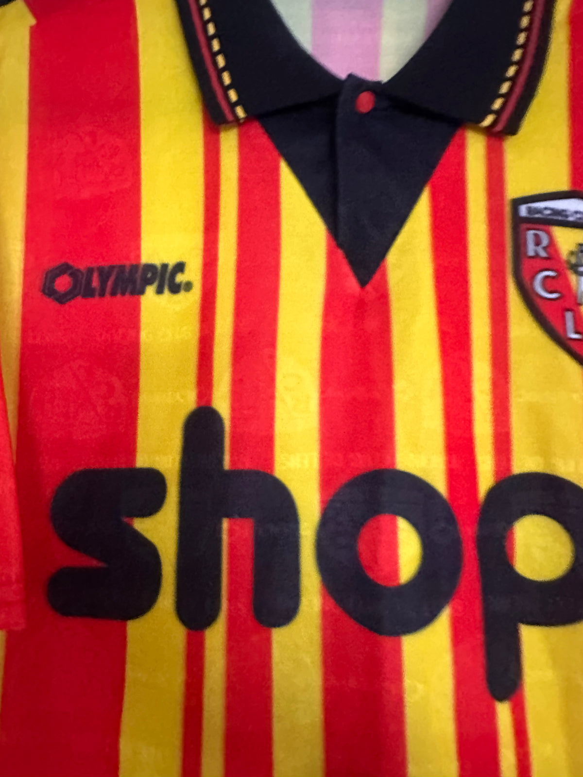 Maillot RC Lens Domicile 1994-1995 vintage - photo 4