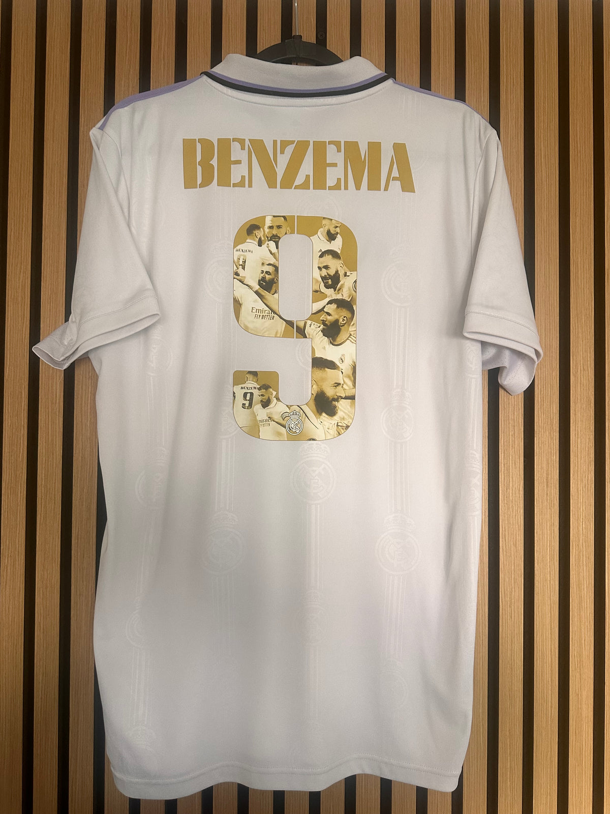 Maillot Real Madrid Domicile 2022-2023 Benzema Ballon d'or vintage - photo 1