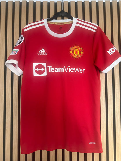Maillot Manchester United Domicile 2021-2022 Ronaldo LDC vintage - photo 2