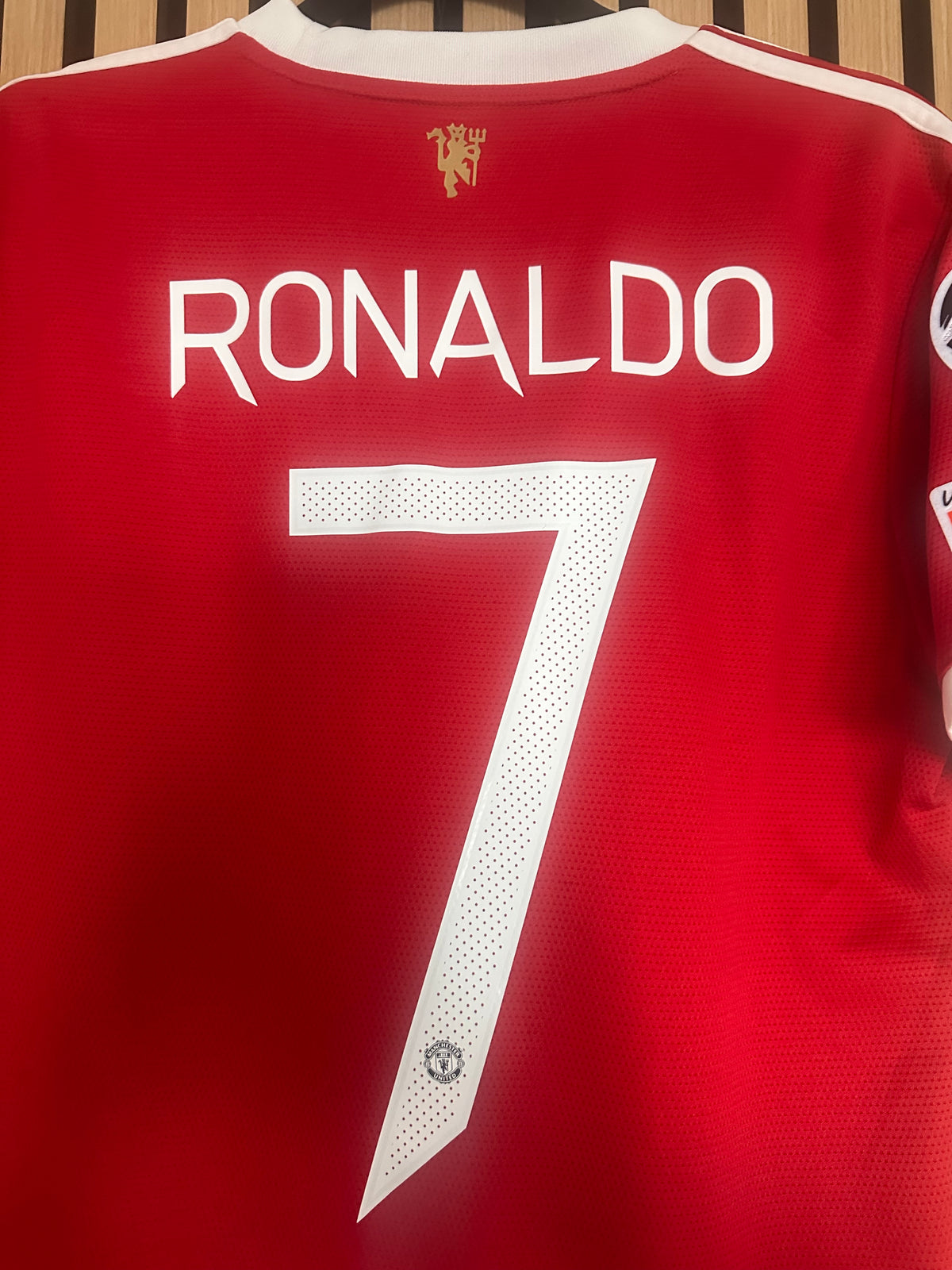 Maillot Manchester United Domicile 2021-2022 Ronaldo LDC vintage - photo 11