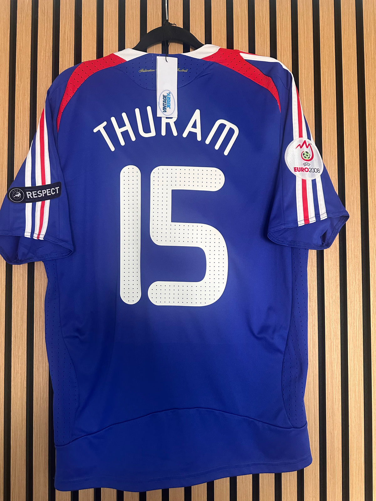 Maillot France Domicile 2008 Thuram vintage - photo 1
