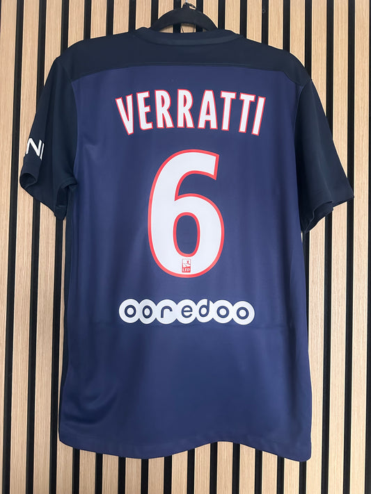 Maillot PSG Domicile 2015-2016 Verratti vintage - photo 1 sur 8