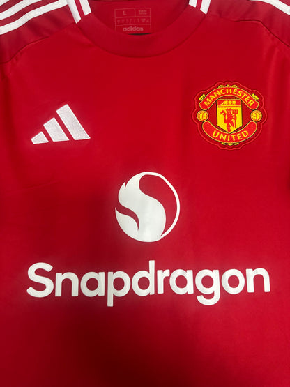Maillot Manchester United Domicile 2024-2025 Yoro vintage - photo 6