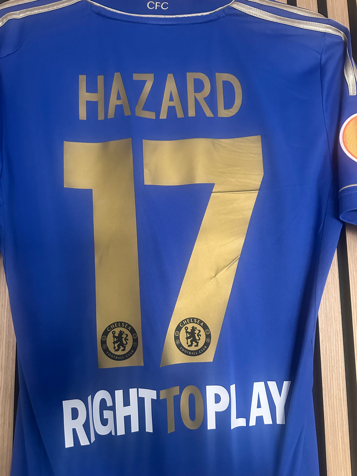 Maillot Chelsea Domicile 2012-2013 Hazard Europa League vintage - photo 9