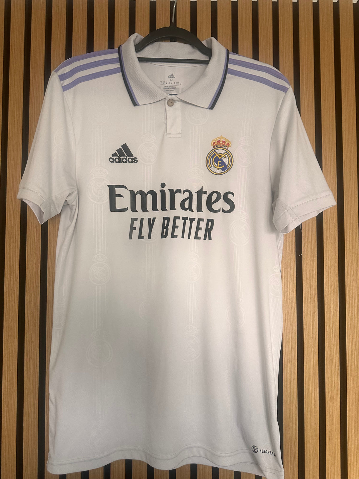 Maillot Real Madrid Domicile 2022-2023 Benzema Ballon d'or vintage - photo 2