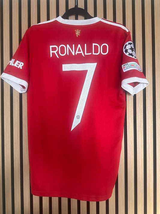 Maillot Manchester United Domicile 2021-2022 Ronaldo LDC vintage - photo 1