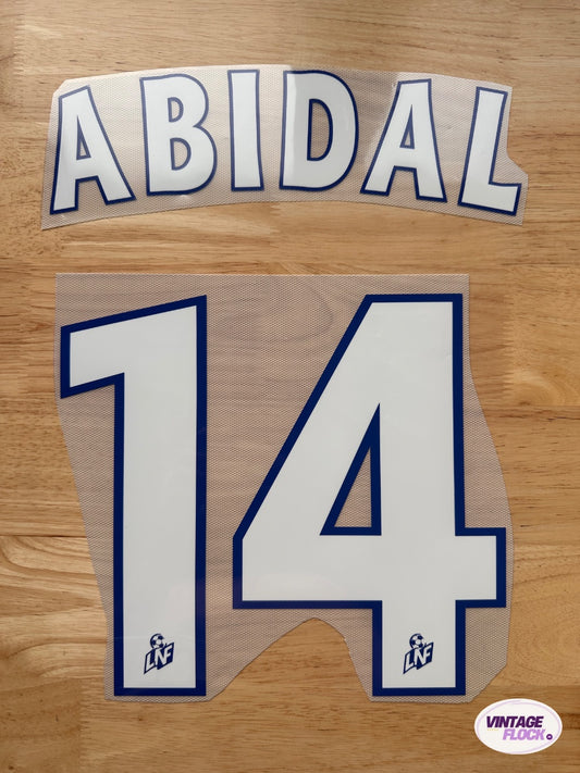 Flocage Abidal N°14 LOSC 2002-2004 vintage