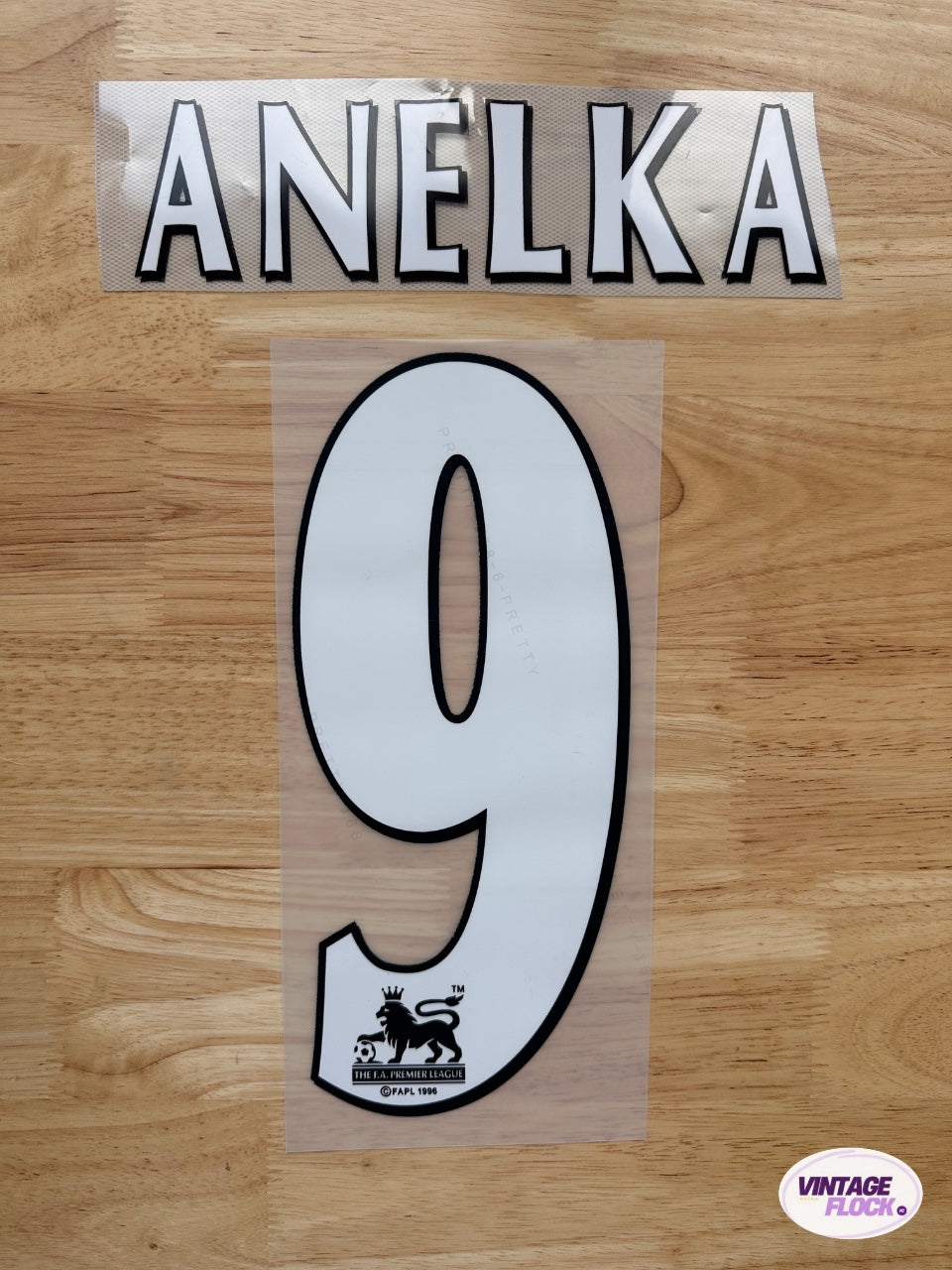 Flocage Anelka N°9 Arsenal 1997-1999 vintage