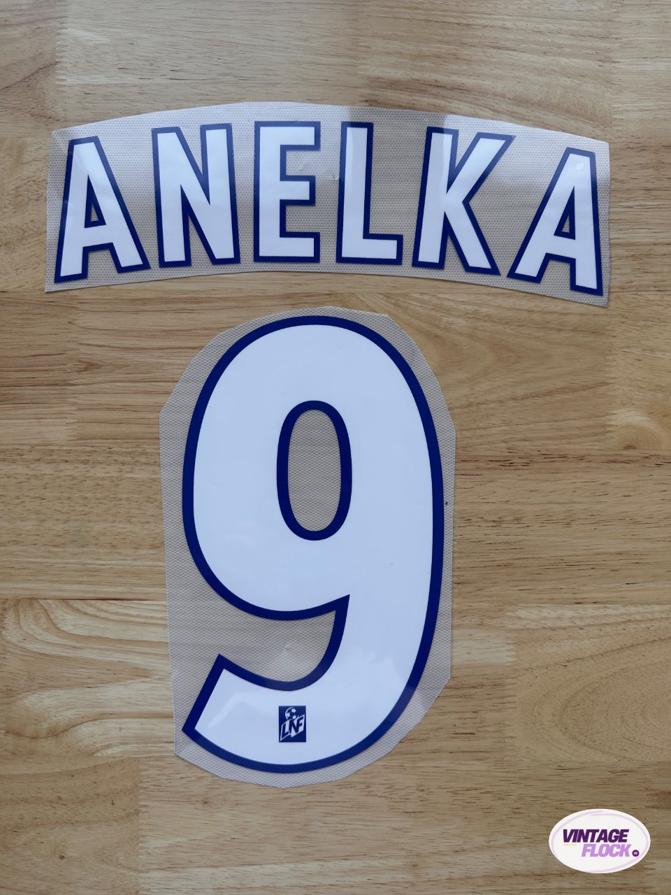 Flocage Anelka N°9 PSG 1999-2000 vintage