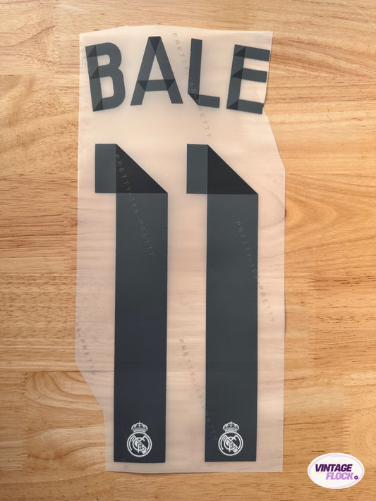 Flocage Bale N°11 Real Madrid 2014-2015 Domicile vintage
