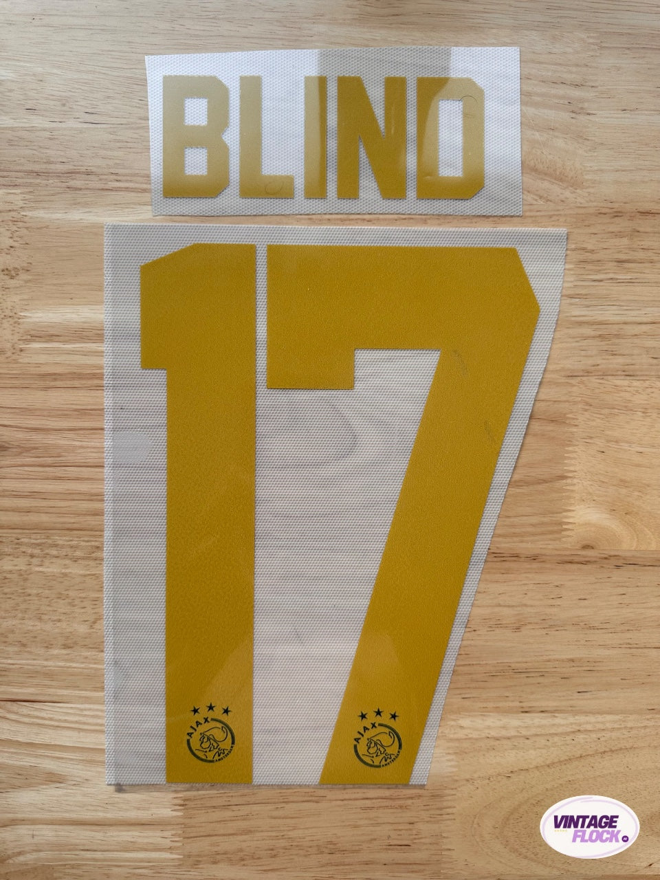 Flocage Blind N°17 Ajax 2022-2023 Exterieur vintage