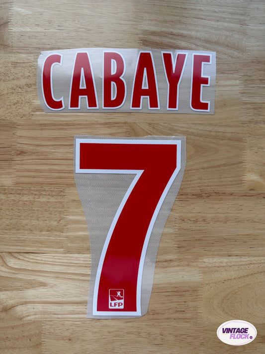 Flocage Cabaye N°7 LOSC 2009-2011 Exterieur vintage