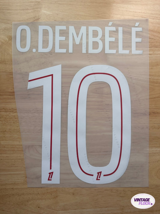 Flocage Dembélé N°10 PSG 2025-2026 Domicile vintage