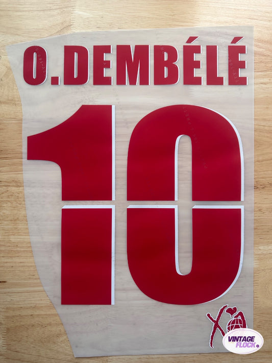 Flocage Dembélé N°10 PSG 2025 Coupe du Monde des Clubs vintage