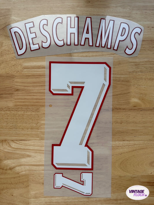 Flocage Deschamps N°7 France 1998 vintage