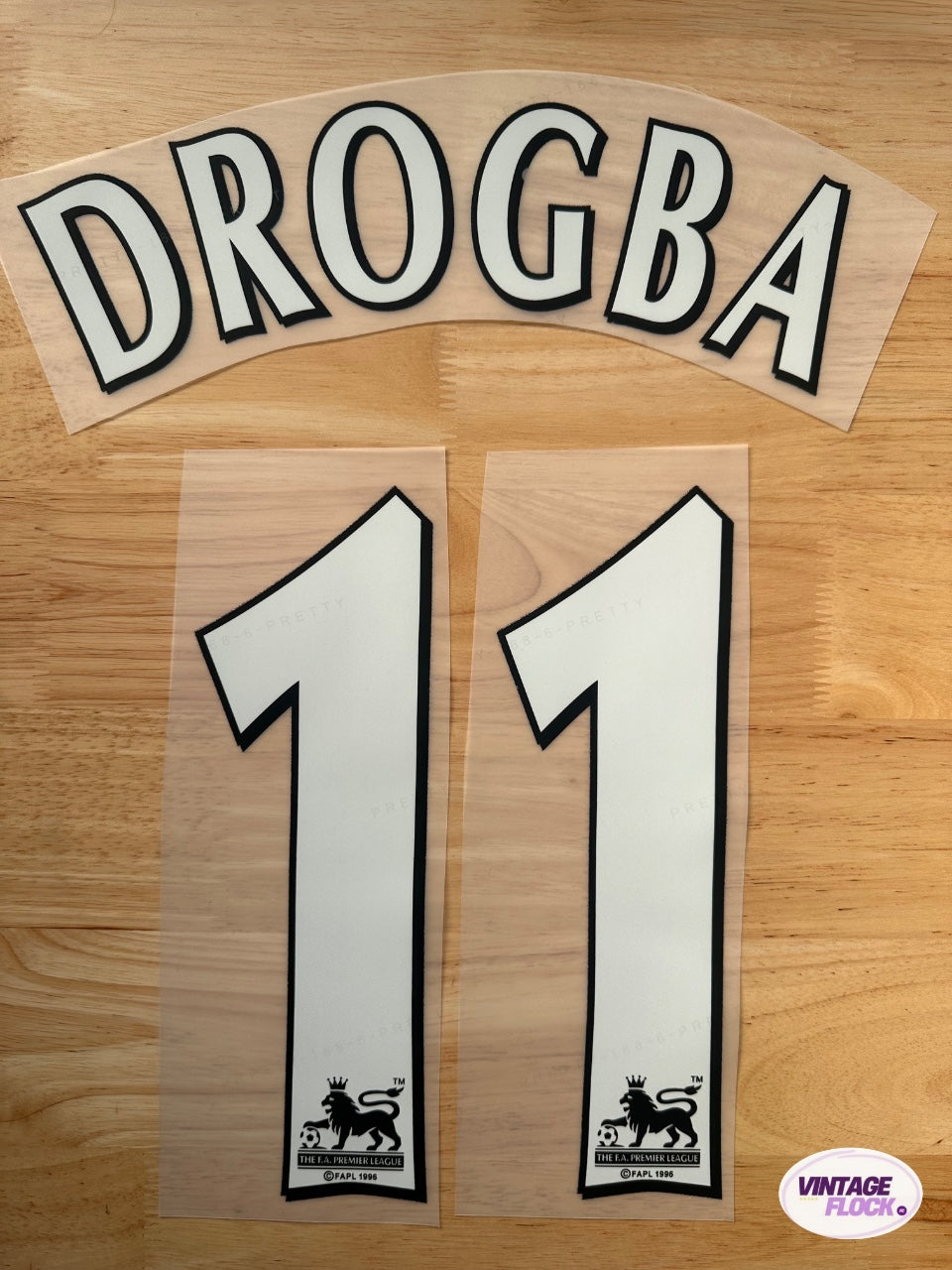 Flocage Drogba N°11 Chelsea 2004-2007 vintage