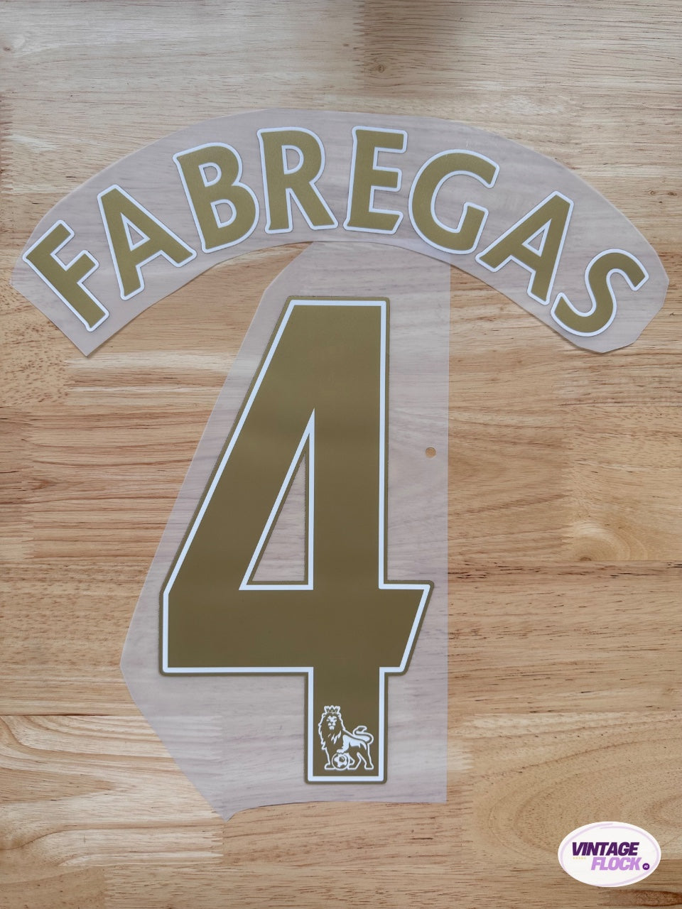 Flocage Fabregas N°4 Arsenal 2007-2008 Exterieur vintage