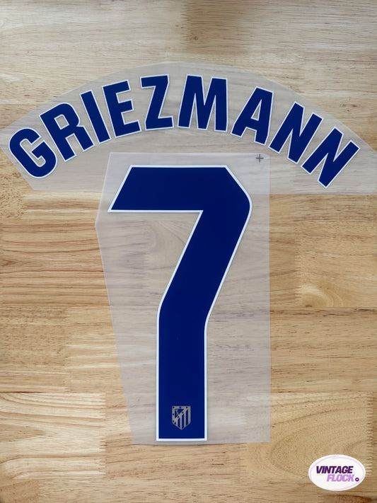 Flocage Griezmann N°7 Atlético Madrid 2025-2026 Domicile vintage