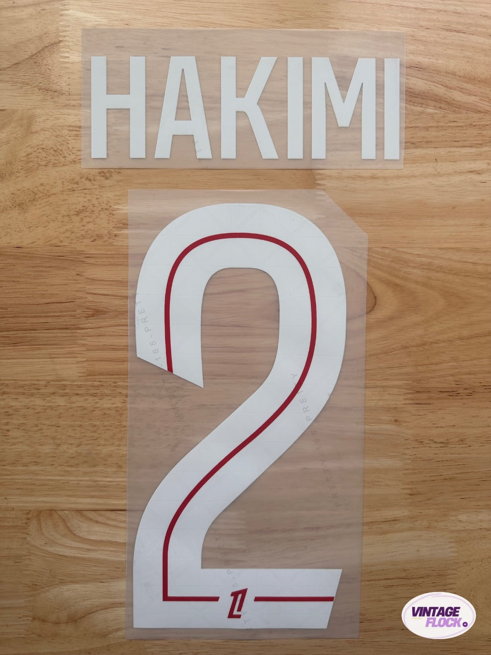 Flocage Hakimi N°2 PSG 2025-2026 Domicile vintage