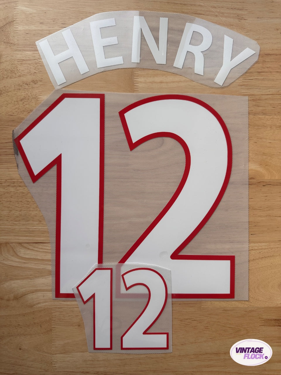 Flocage Henry N°12 France 2000 Domicile vintage