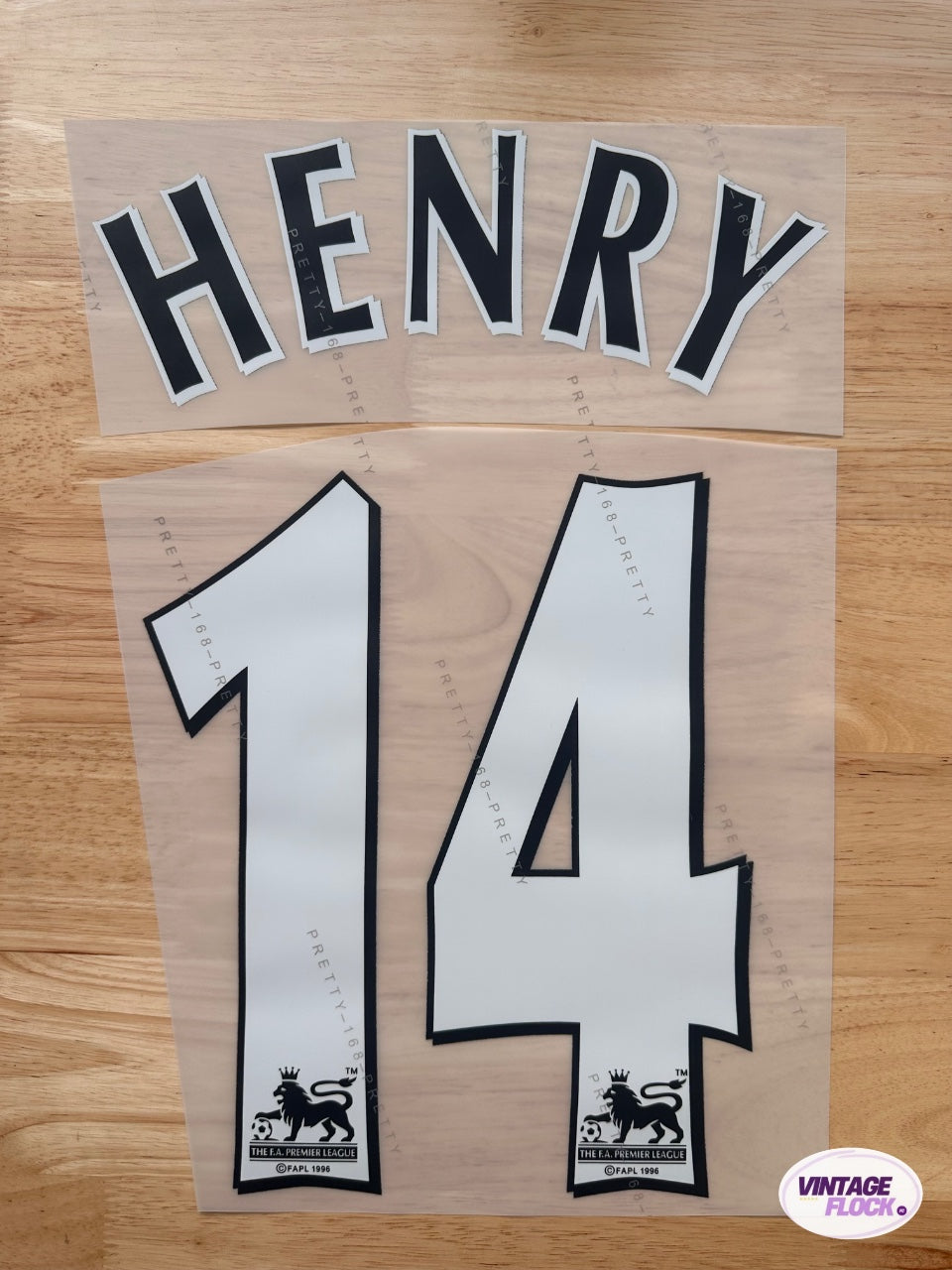 Flocage Henry N°14 Arsenal 2004-2005 vintage