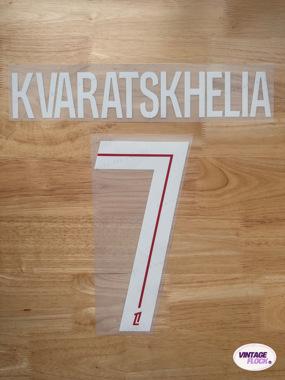 Flocage Kvaratskhelia N°7 PSG 2025-2026 Domicile vintage