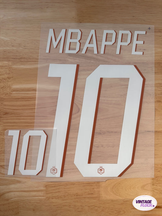 Flocage Mbappé N°10 France 2026 Domicile vintage