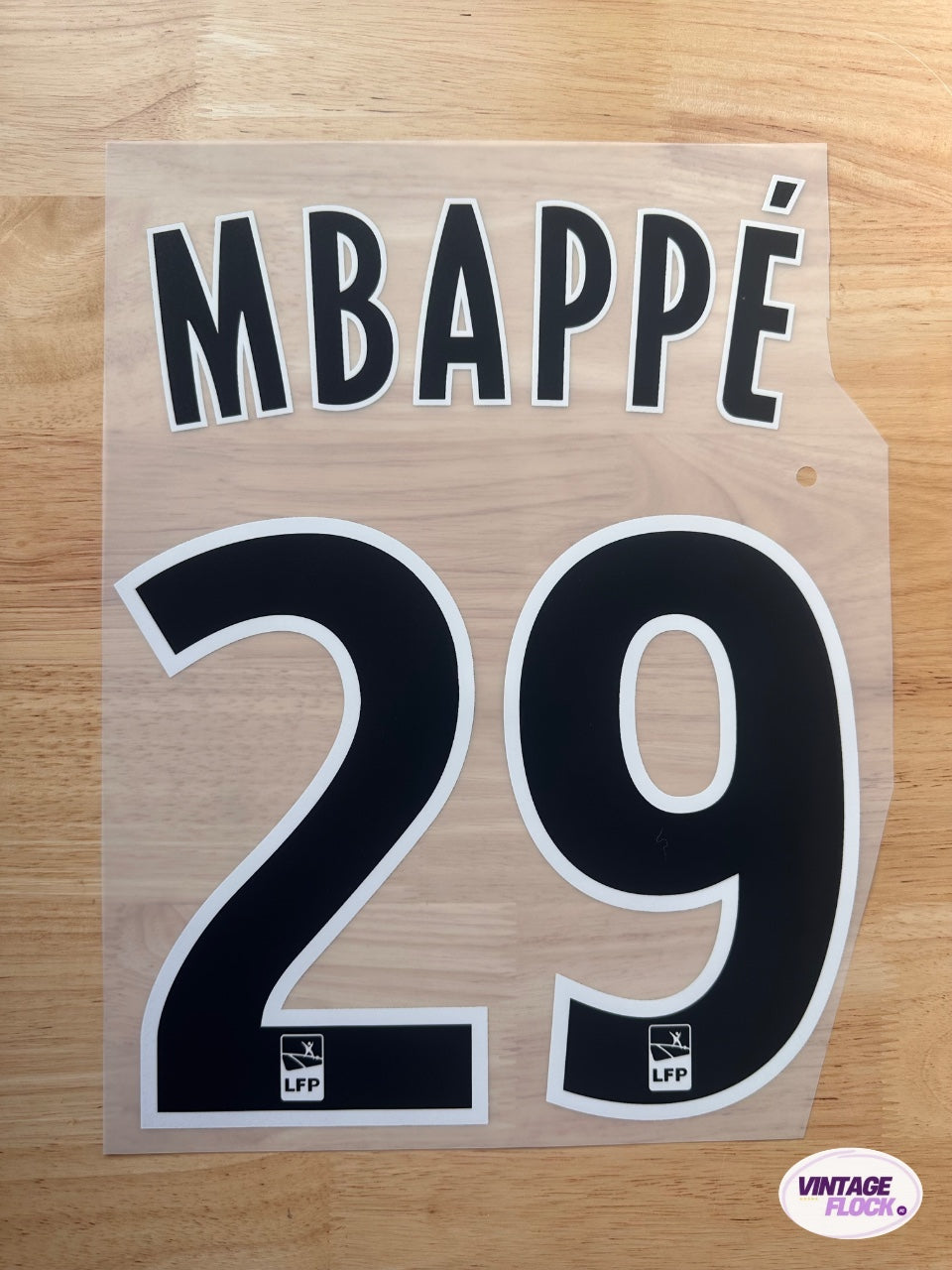 Flocage Mbappé N°29 Monaco 2016-2017 Domicile vintage