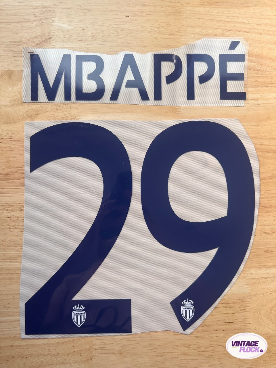Flocage Mbappé N°29 Monaco 2016-2017 LDC Exterieur vintage