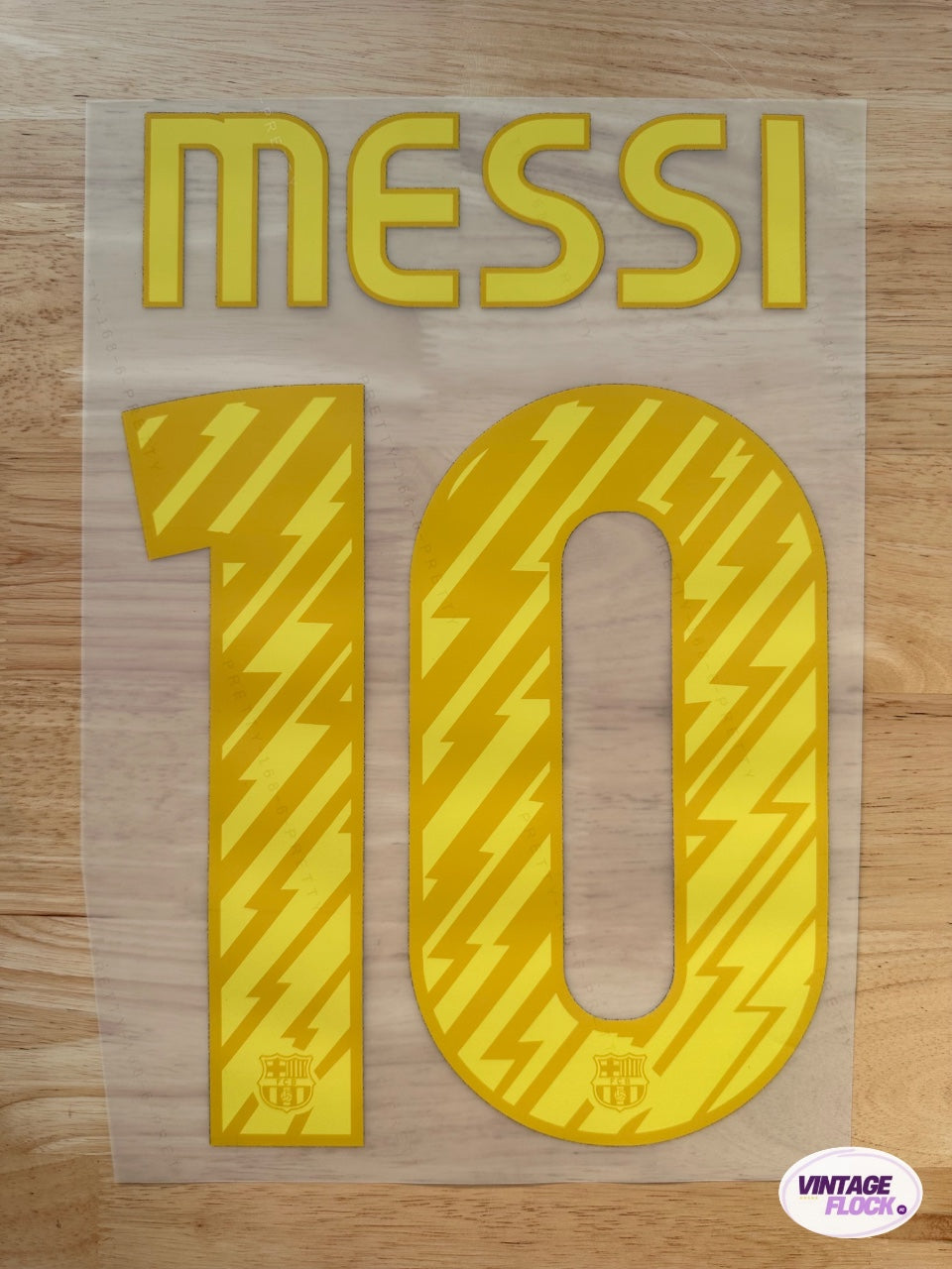 Flocage Messi N°10 FC Barcelone 2010-2011 Domicile vintage
