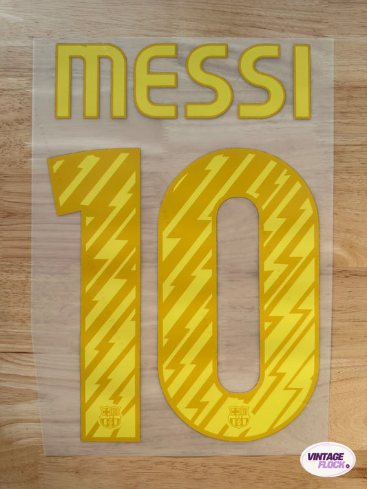 Flocage Messi N°10 FC Barcelone 2010-2011 Domicile vintage