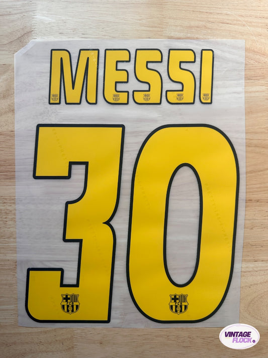 Flocage Messi N°30 FC Barcelone 2005-2006 Domicile vintage
