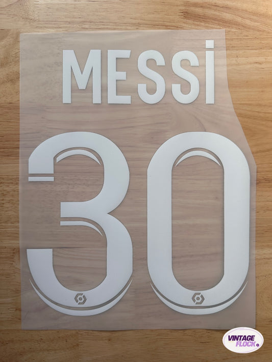 Flocage Messi N°30 PSG 2022-2023 Domicile vintage