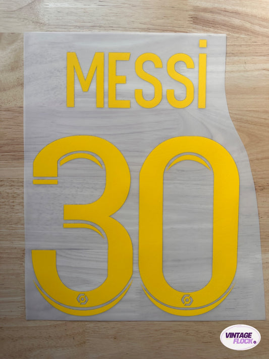Flocage Messi N°30 PSG 2022-2023 Fourth vintage