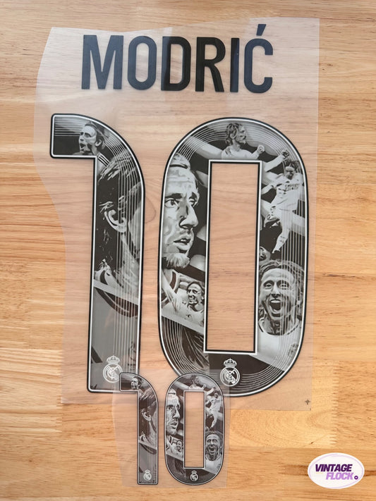 Flocage Modric N°10 Real Madrid 2025-2026 Spécial vintage