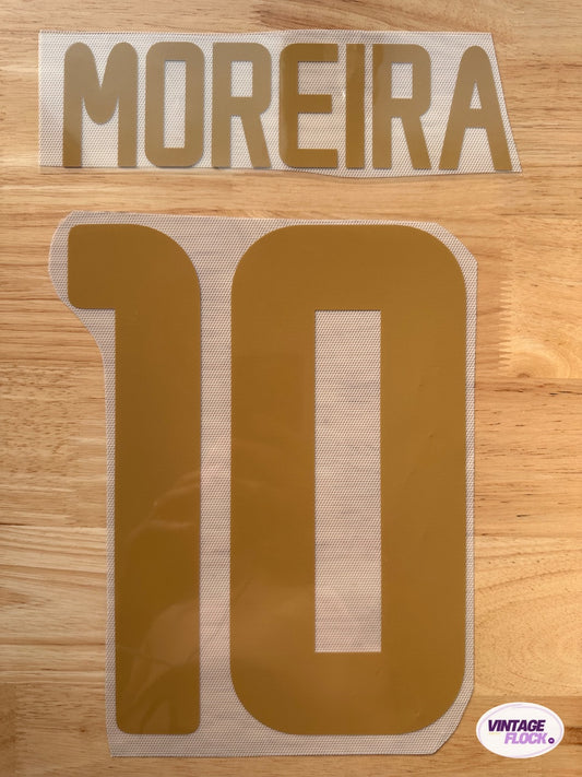Flocage Moreira N°10 RC Lens 2002-2003 Exterieur vintage