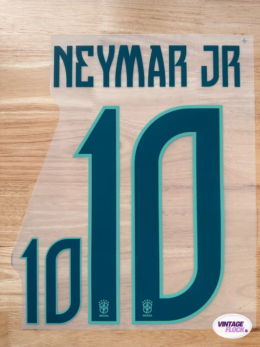 Flocage Neymar JR N°10 Brésil 2026 Domicile vintage