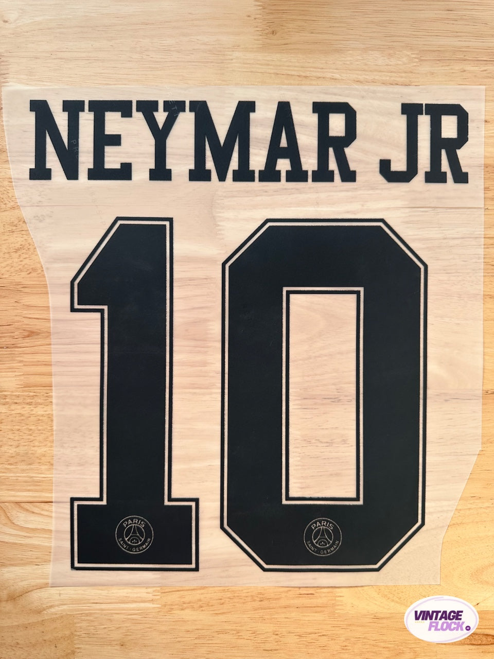 Flocage Neymar JR N°10 PSG 2018-2019 LDC Third vintage