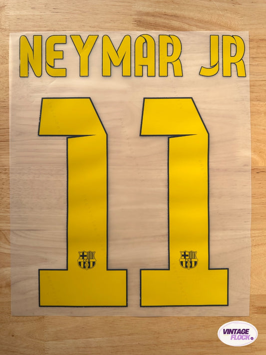 Flocage Neymar JR N°11 FC Barcelone 2013-2015 Domicile vintage
