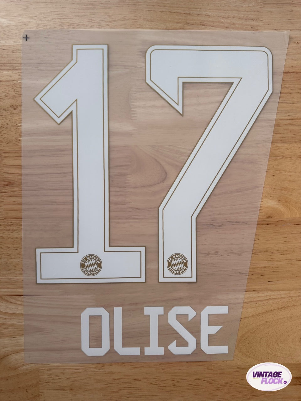 Flocage Olise N°17 Bayern Munich 2026-2027 Domicile vintage