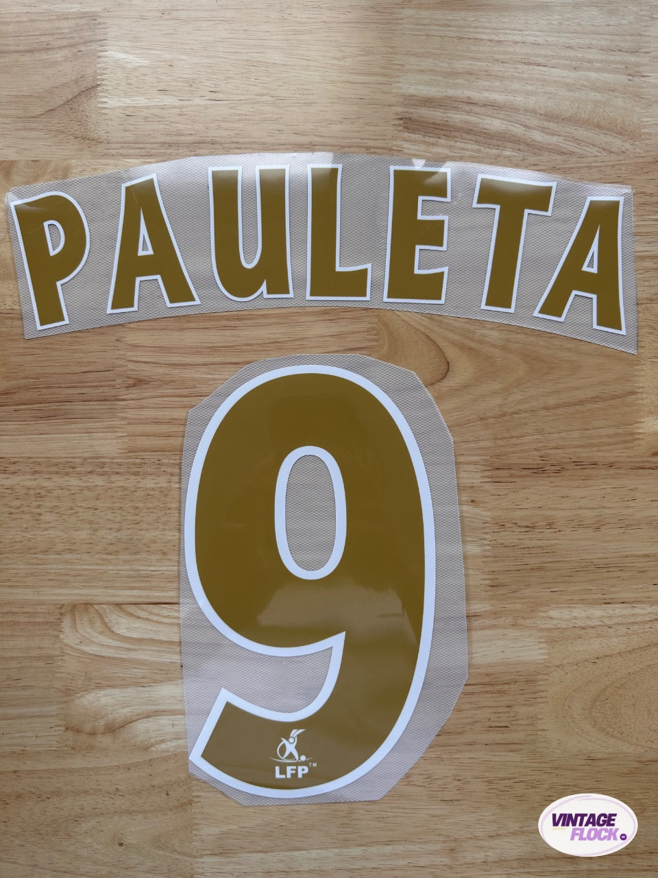 Flocage Pauleta N°9 PSG 2006-2007 Exterieur vintage