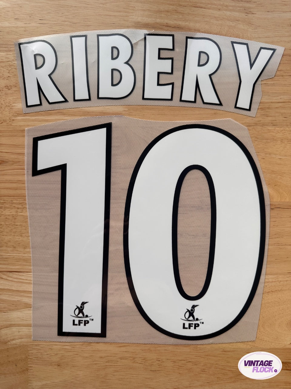 Flocage Ribéry N°10 FC Metz 2004-2005 Domicile vintage