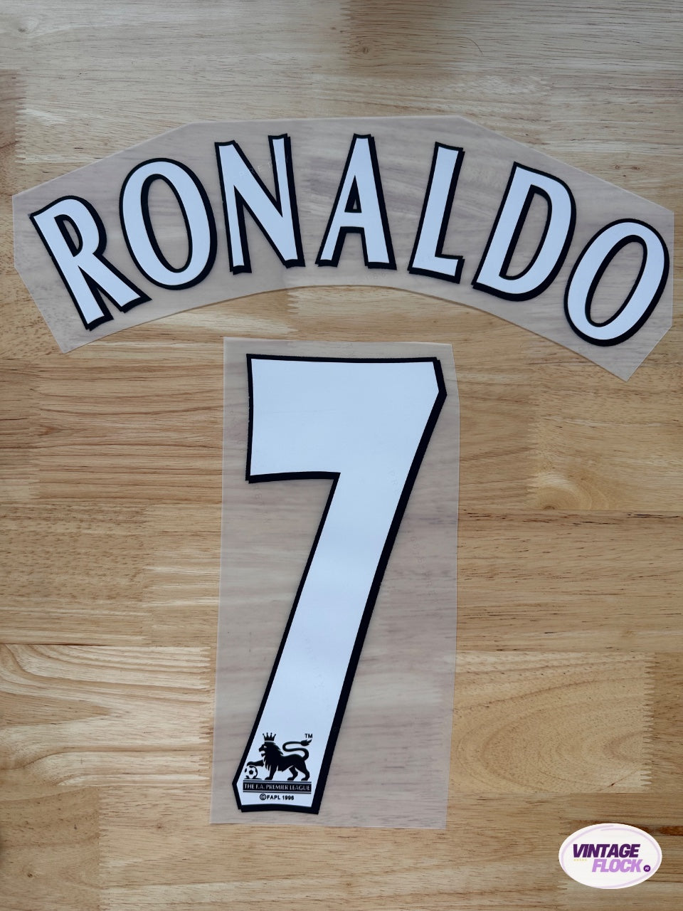 Flocage Ronaldo N°7 Manchester United 2003-2007 vintage