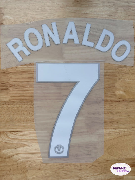 Flocage Ronaldo N°7 Manchester United 2008-2009 LDC vintage