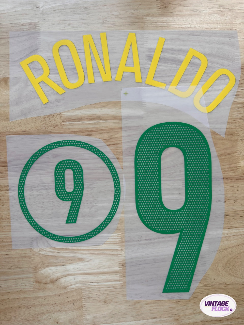 Flocage Ronaldo N°9 Brésil 2004 Domicile vintage
