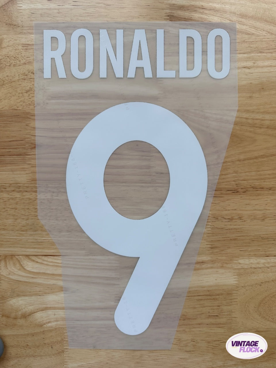 Flocage Ronaldo N°9 Inter Milan 2000-2001 Domicile vintage