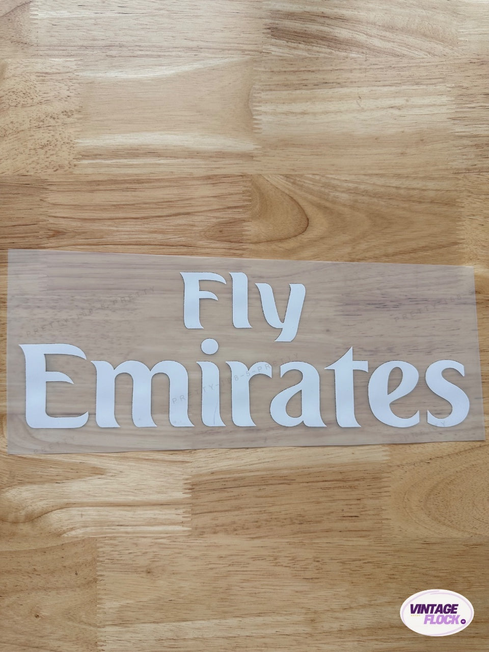 Flocage Sponsor Fly Emirates PSG vintage