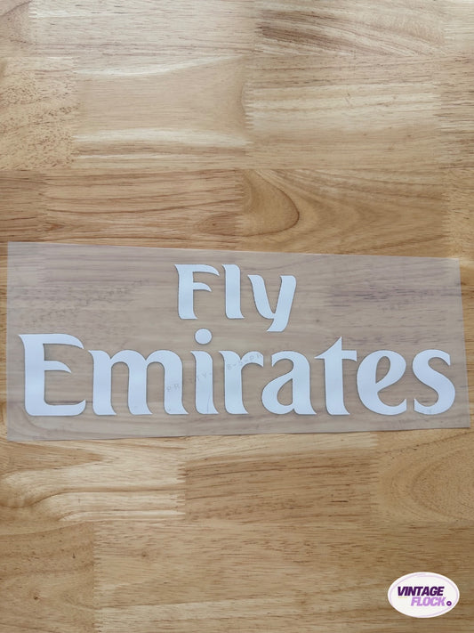 Flocage Sponsor Fly Emirates PSG vintage