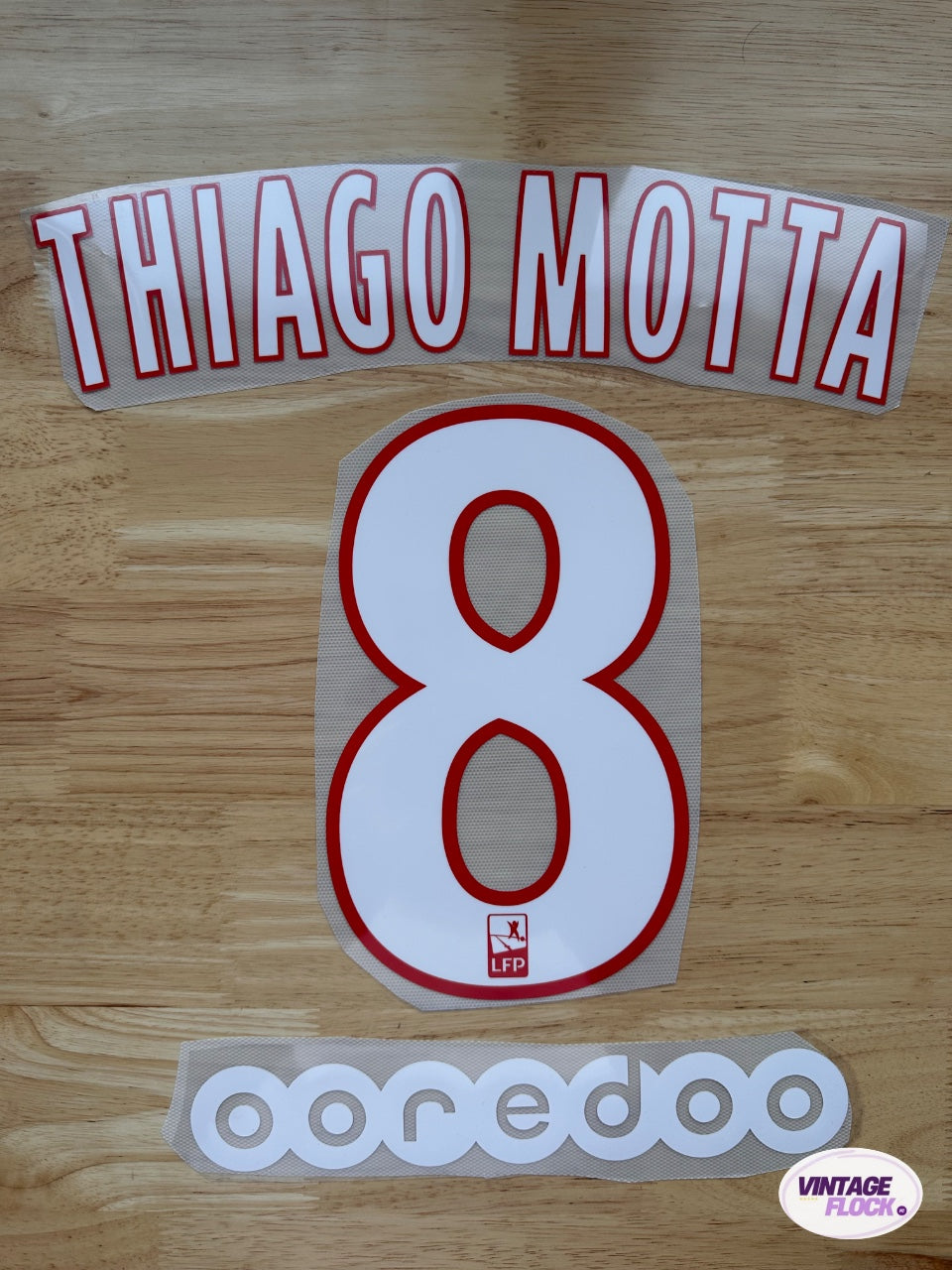 Flocage Thiago Motta N°8 PSG 2015-2016 Domicile vintage
