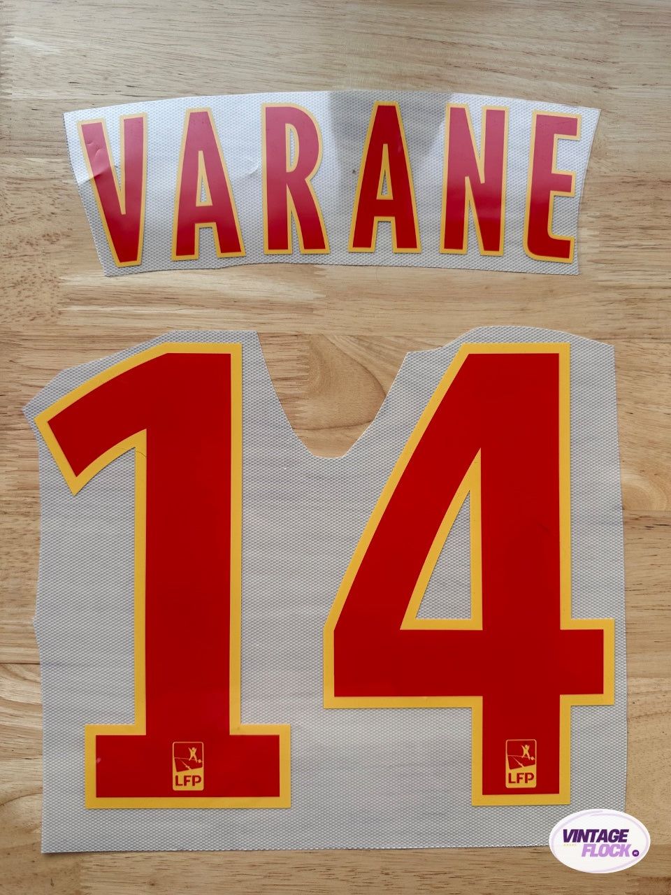 Flocage Varane N°14 RC Lens 2010-2011 Domicile vintage